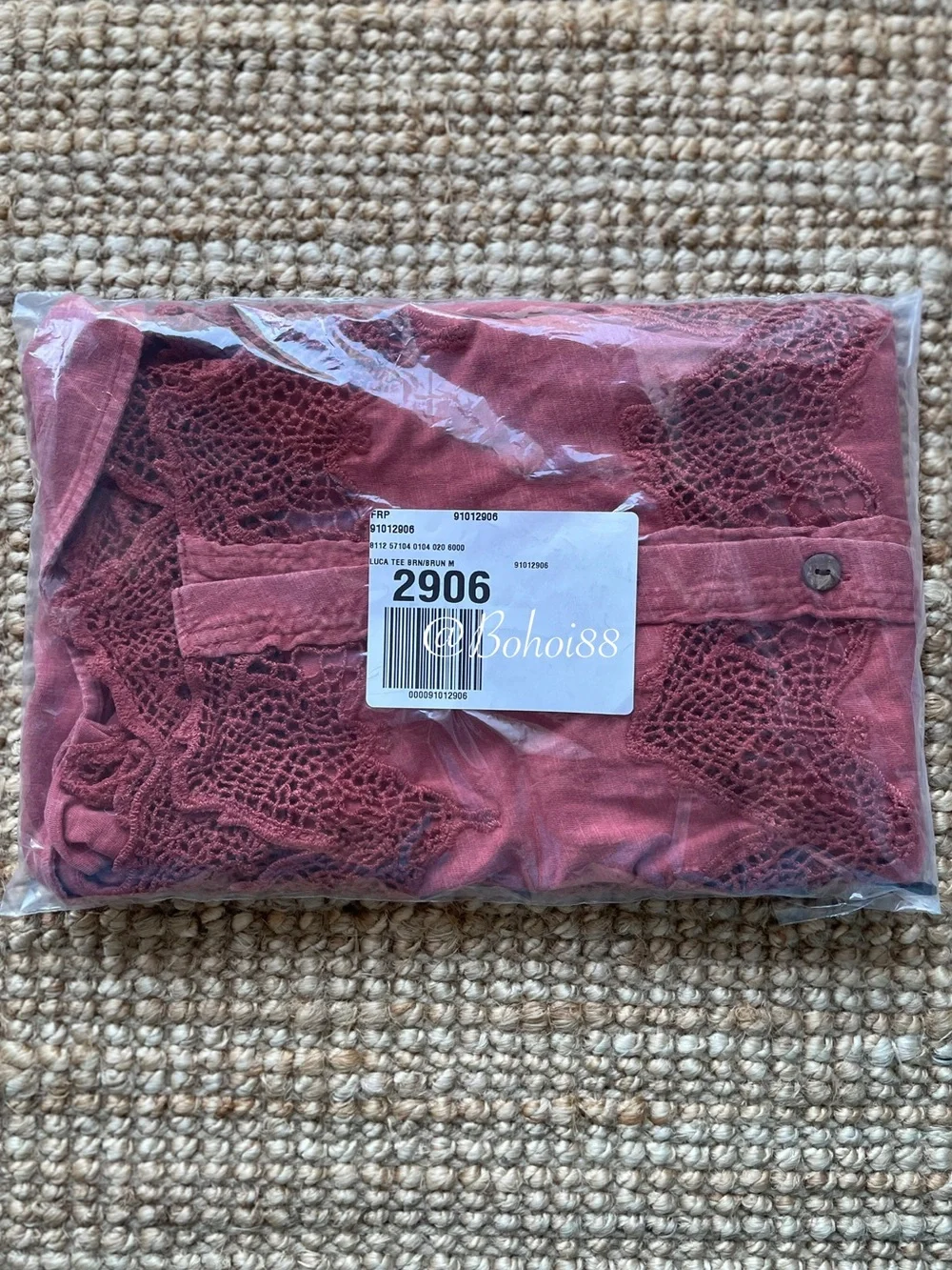 NWT Free People We The Free Luca Tee Button Down Top